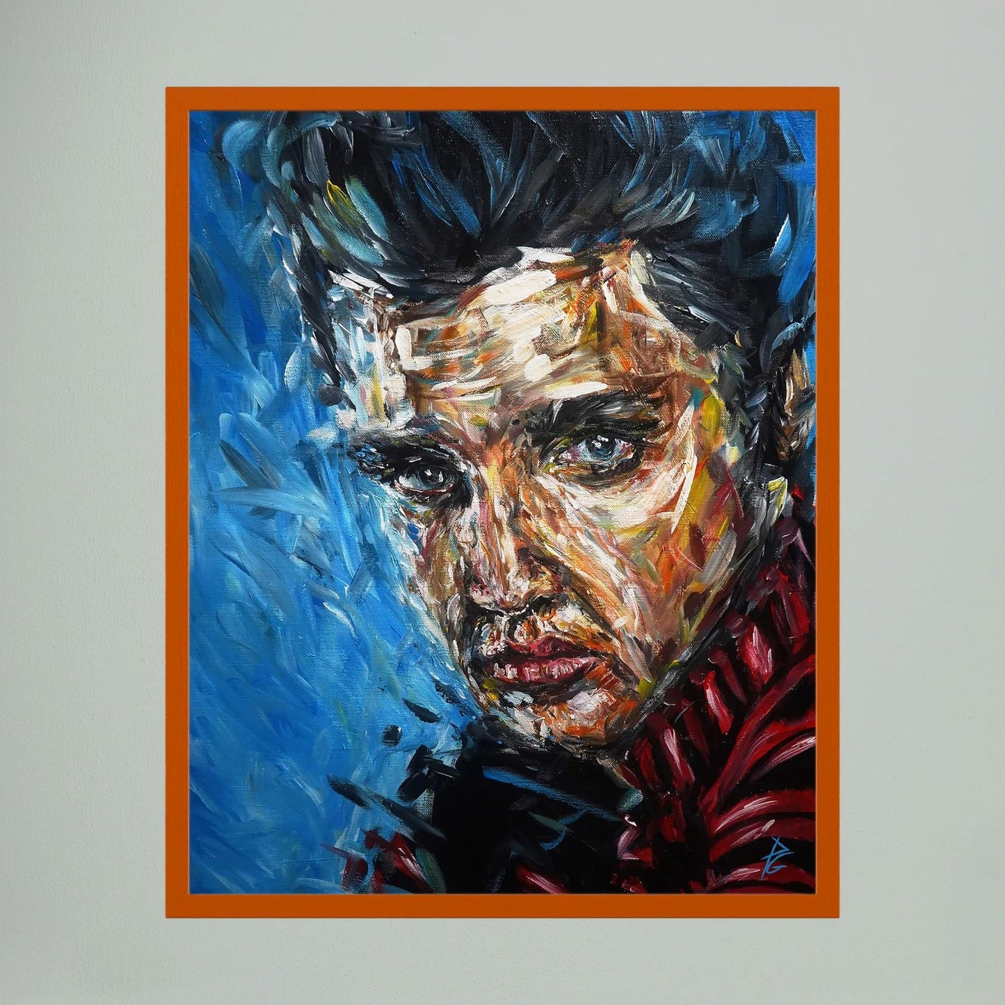 Paper Print: "Elvis Presley"