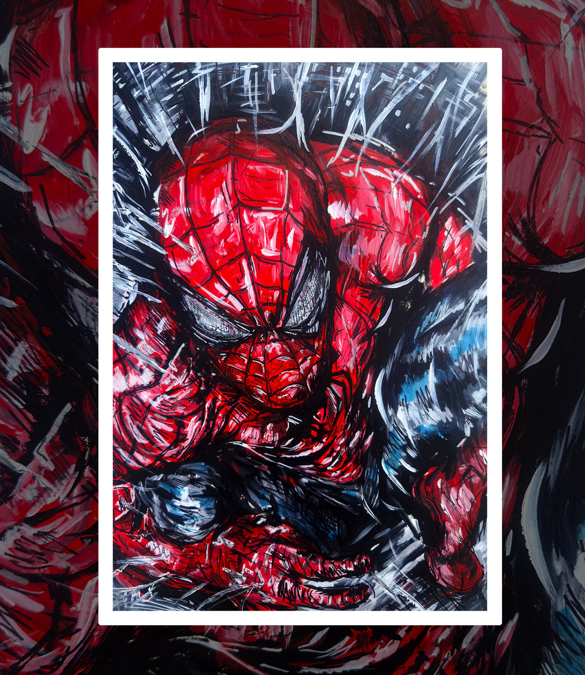 Hand Signed Print: ‘Spider-Man’