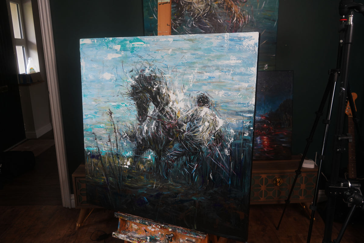 Original Painting: "The Breaking" 100 x 100cm