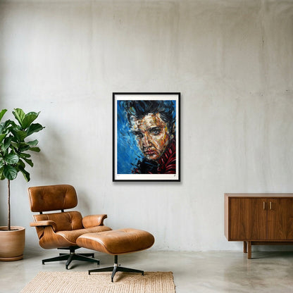 Elvis Presley — 60×80cm Black Frame