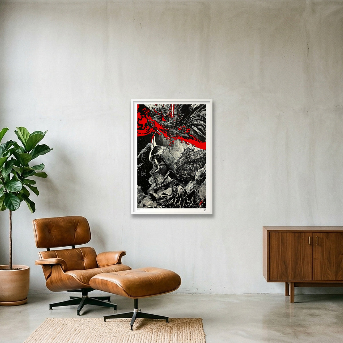 Star Wars — 70×100cm White Frame