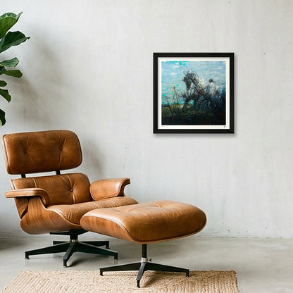 The Breaking — 30×30cm Black Frame