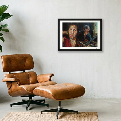 Bruce Springsteen — A3 (42×30cm) Black Frame