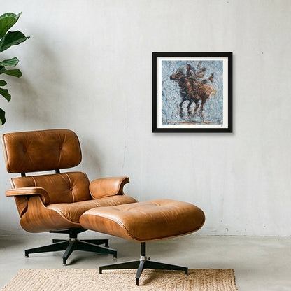 Ancient and Free — 30×30cm Black Frame