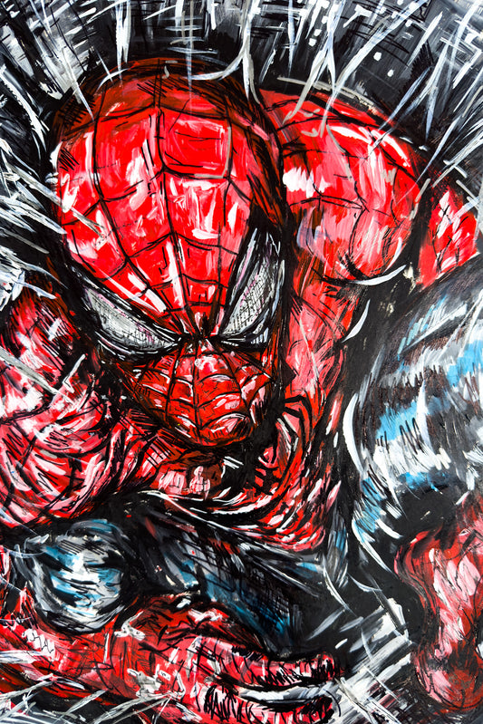 Hand Signed Print: ‘Spider-Man’