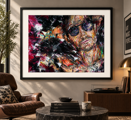 Paper Print: "Chester Bennington"