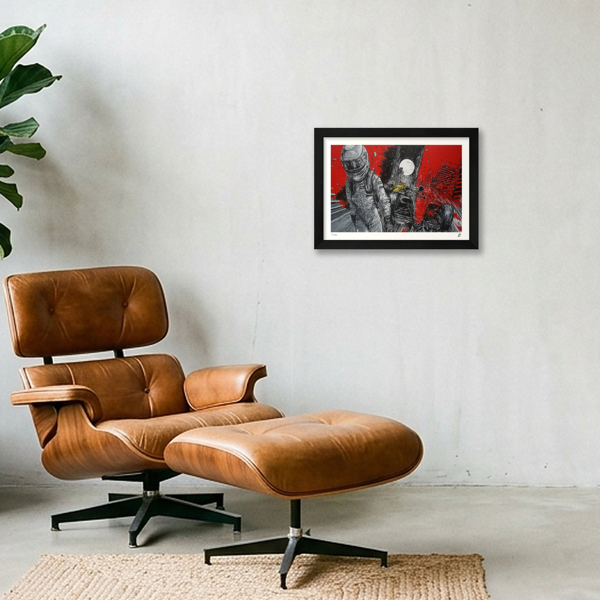 Formula 1 — A4 (30×21cm) Black Frame