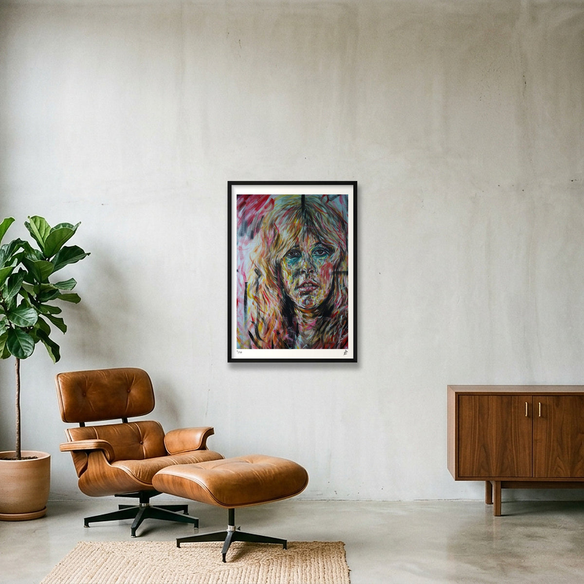 Stevie Nicks — 59×84cm Black Frame