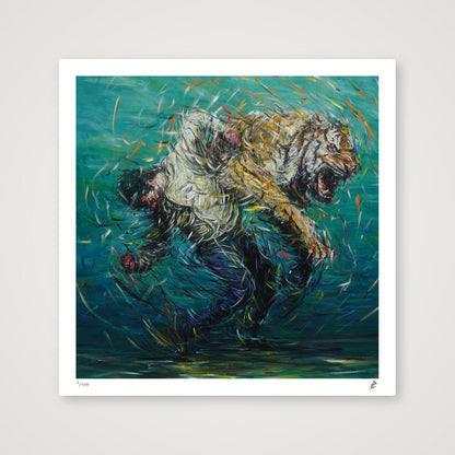 The Weight of Silence — 30×30cm Print only