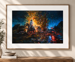 Paper Print: "The Road Home"