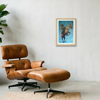Mountain Air — A4 (21×30cm) Oak Frame