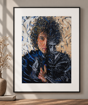 Paper Print: "Bob Dylan"