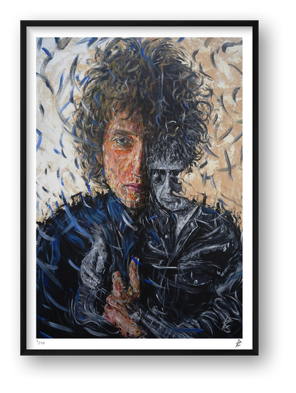 Bob Dylan — framed