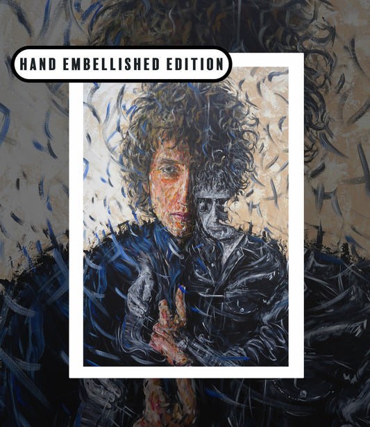 Bob Dylan | Hand Embellished Prints