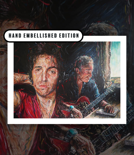 Bruce Springsteen | Hand Embellished Prints
