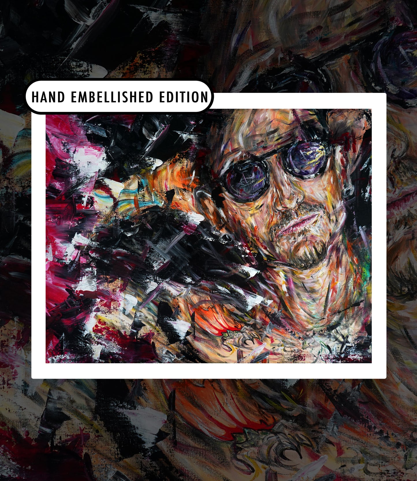 Chester Bennington | Hand Embellished Prints