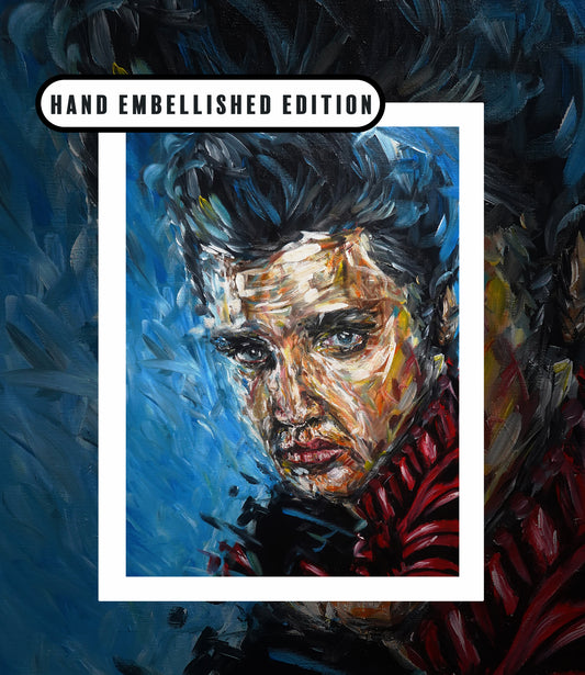 Elvis Presley | Hand Embellished Prints