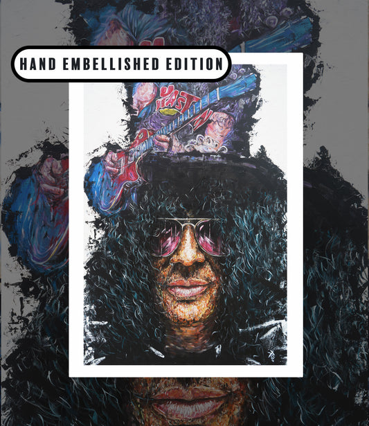 Slash | Hand Embellished Prints
