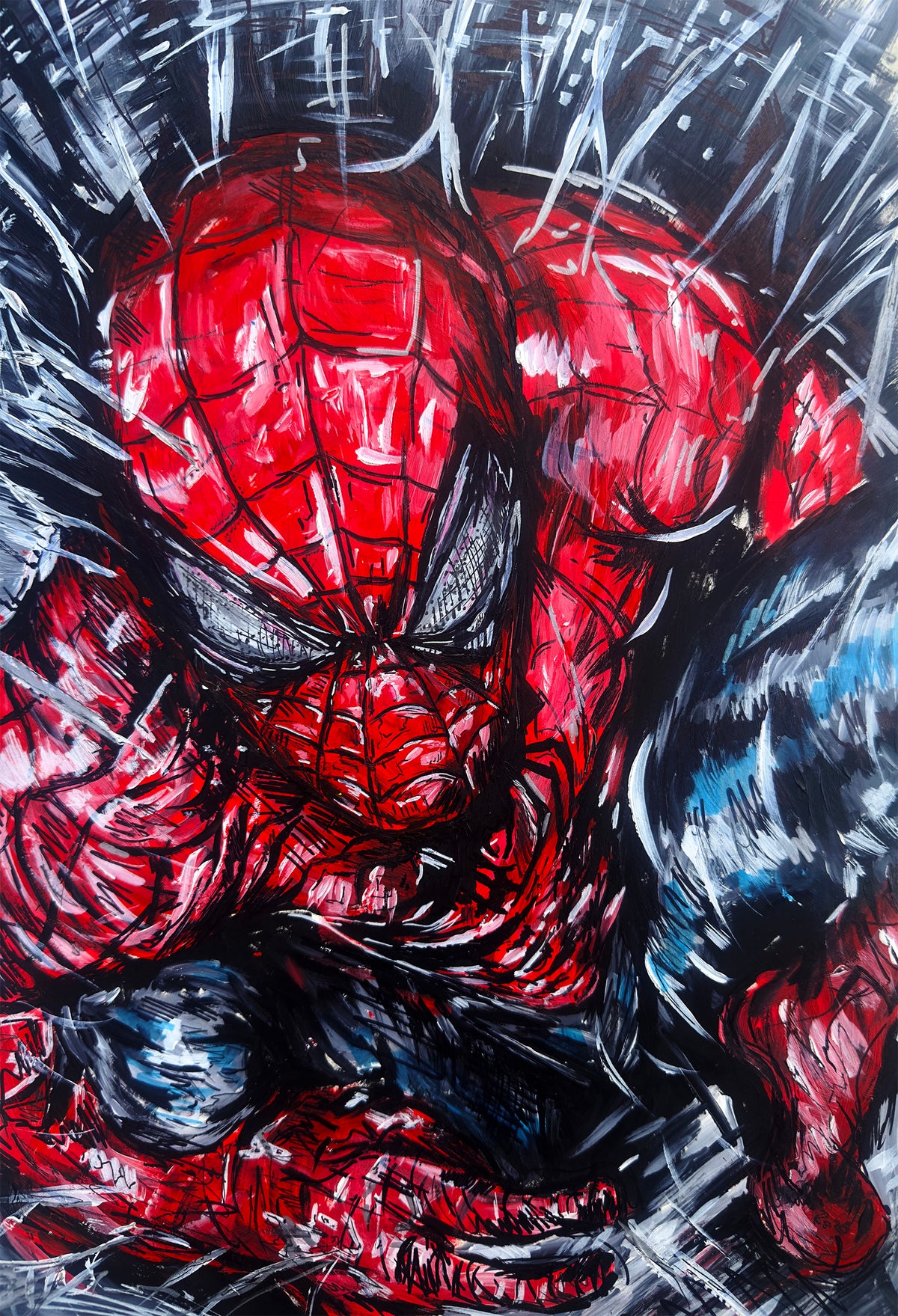 Hand Signed Print: ‘Spider-Man’