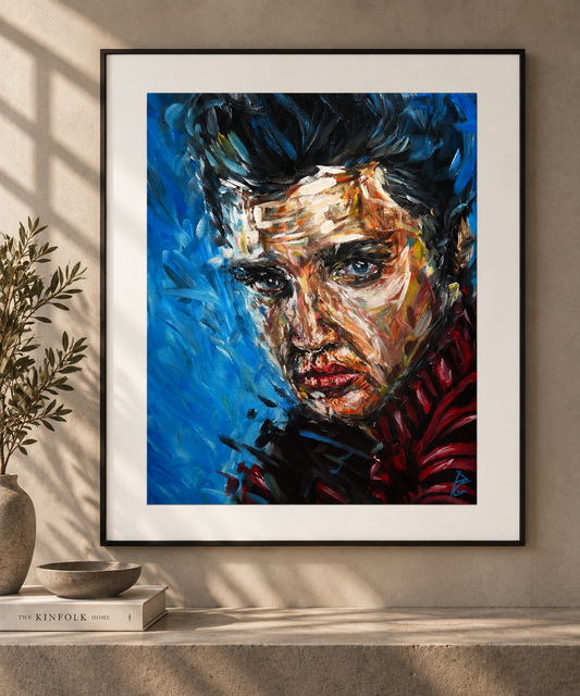Paper Print: "Elvis Presley"
