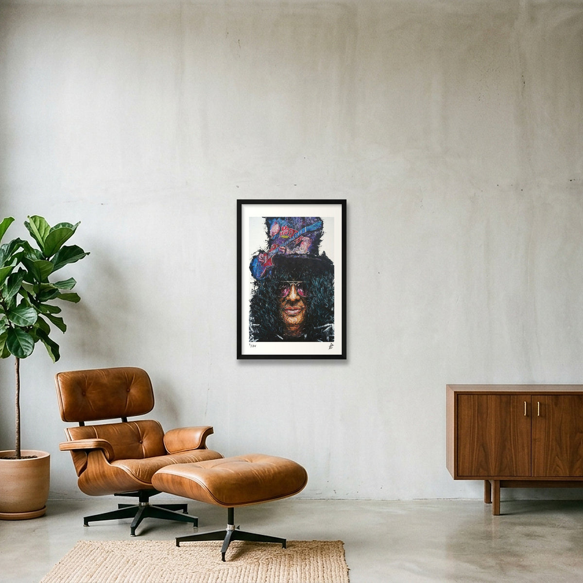 Slash — 40×60cm Black Frame