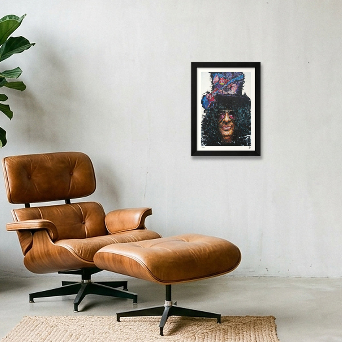 Slash — A4 (21×30cm) Black Frame