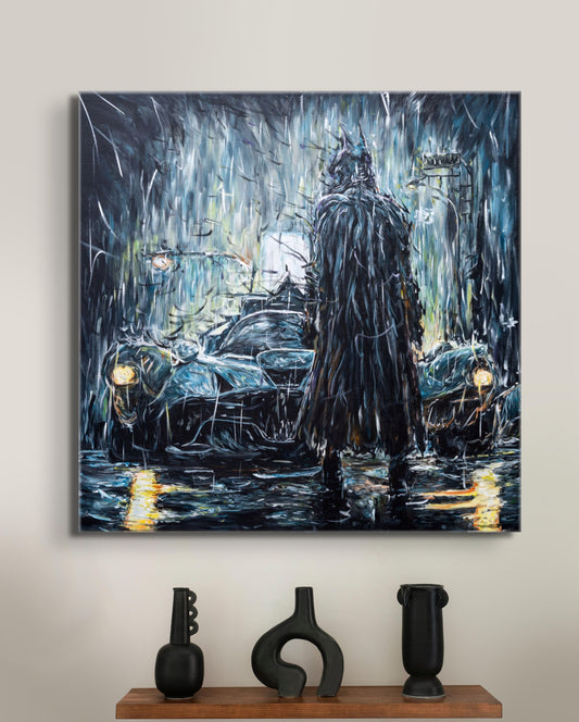 Batman: Riding into Knight | Canvas Prints