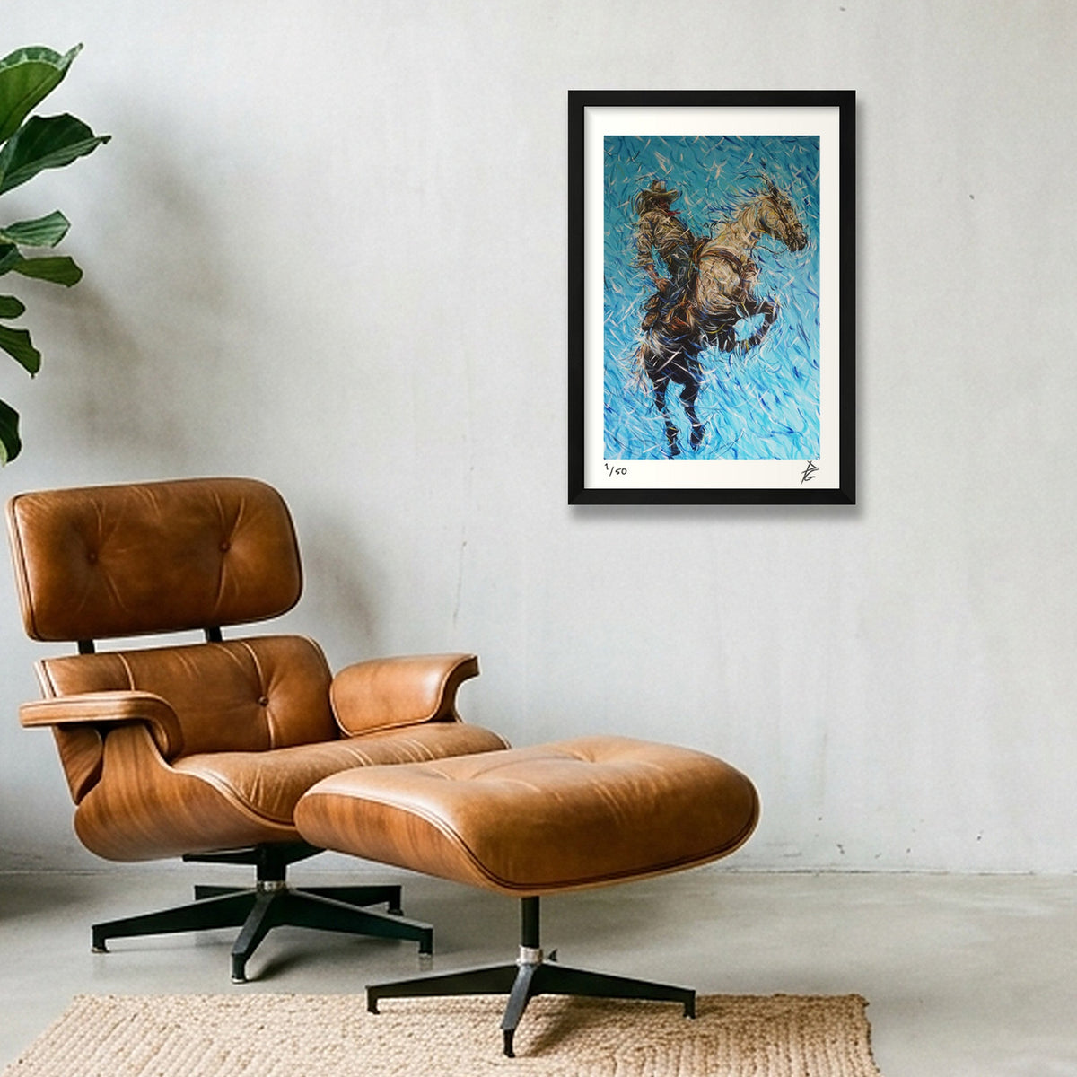 Mountain Air — 30×45cm Black Frame