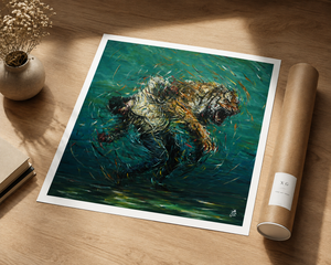 Paper Print: "The Weight of Silence"