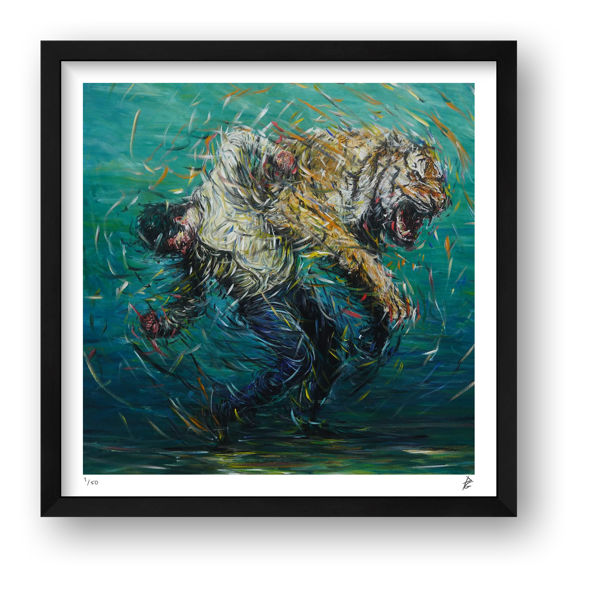 The Weight of Silence — framed