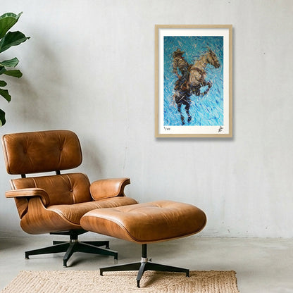 Mountain Air — 30×45cm Oak Frame