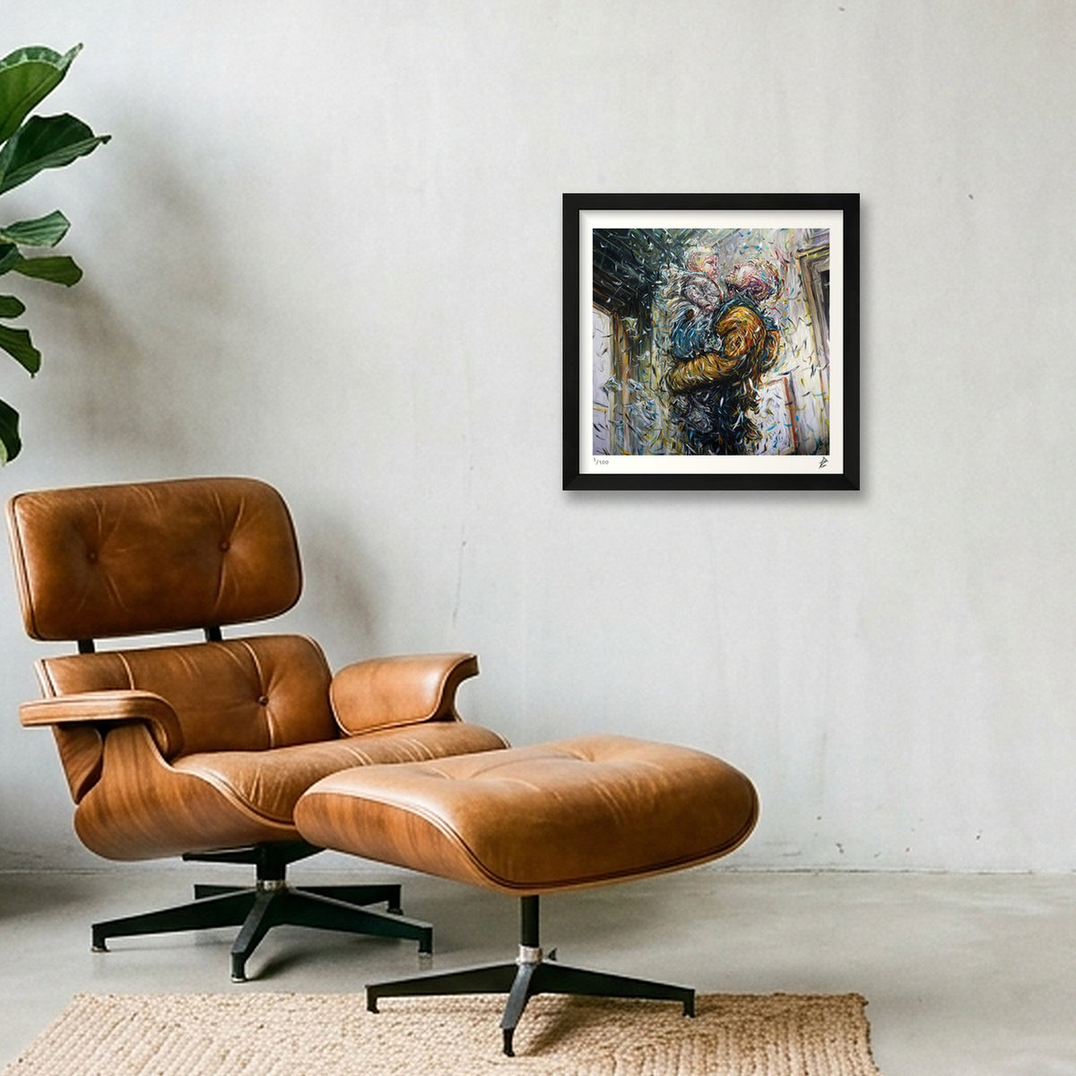 Moment of Grace — 30×30cm Black Frame