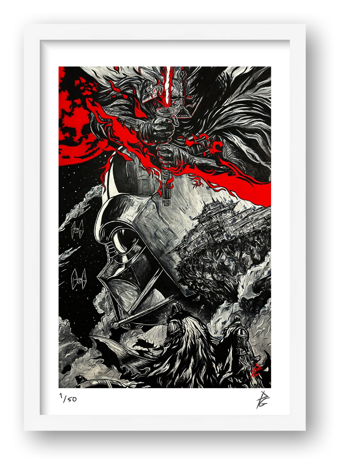Star Wars — framed