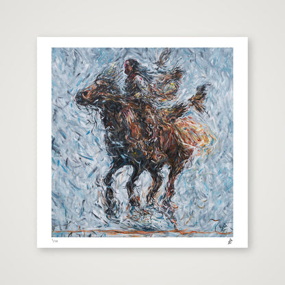 Ancient and Free — 70×70cm Print only