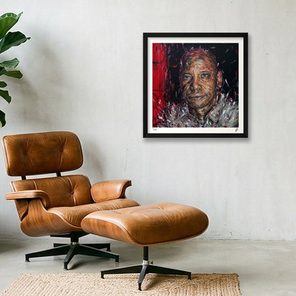 Dave Chappelle — 40×40cm Black Frame