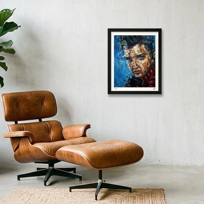 Elvis Presley — 28×35cm Black Frame
