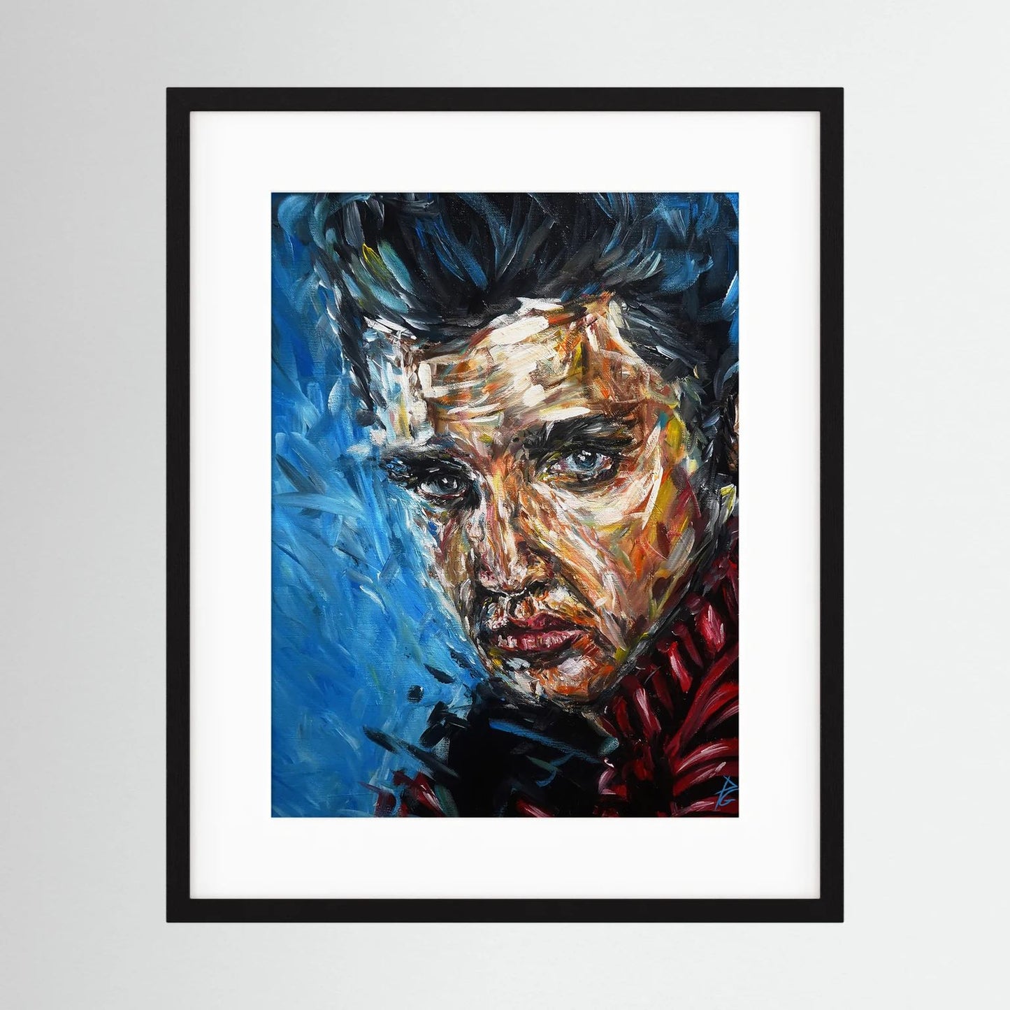 Paper Print: "Elvis Presley"