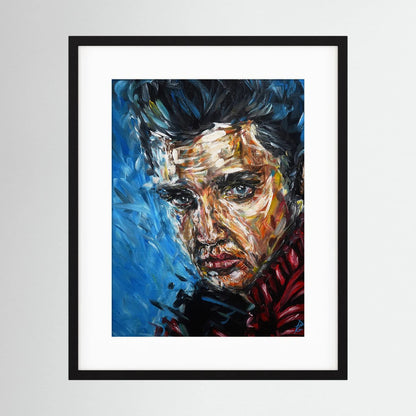 Paper Print: "Elvis Presley"