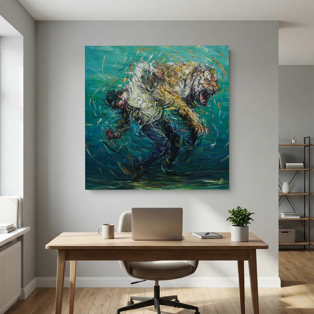 Canvas Print: "The Weight of Silence"