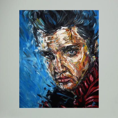 Paper Print: "Elvis Presley"