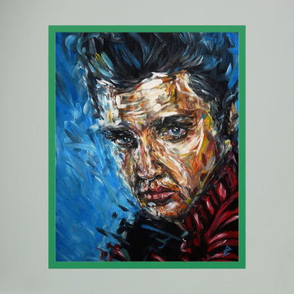 Paper Print: "Elvis Presley"