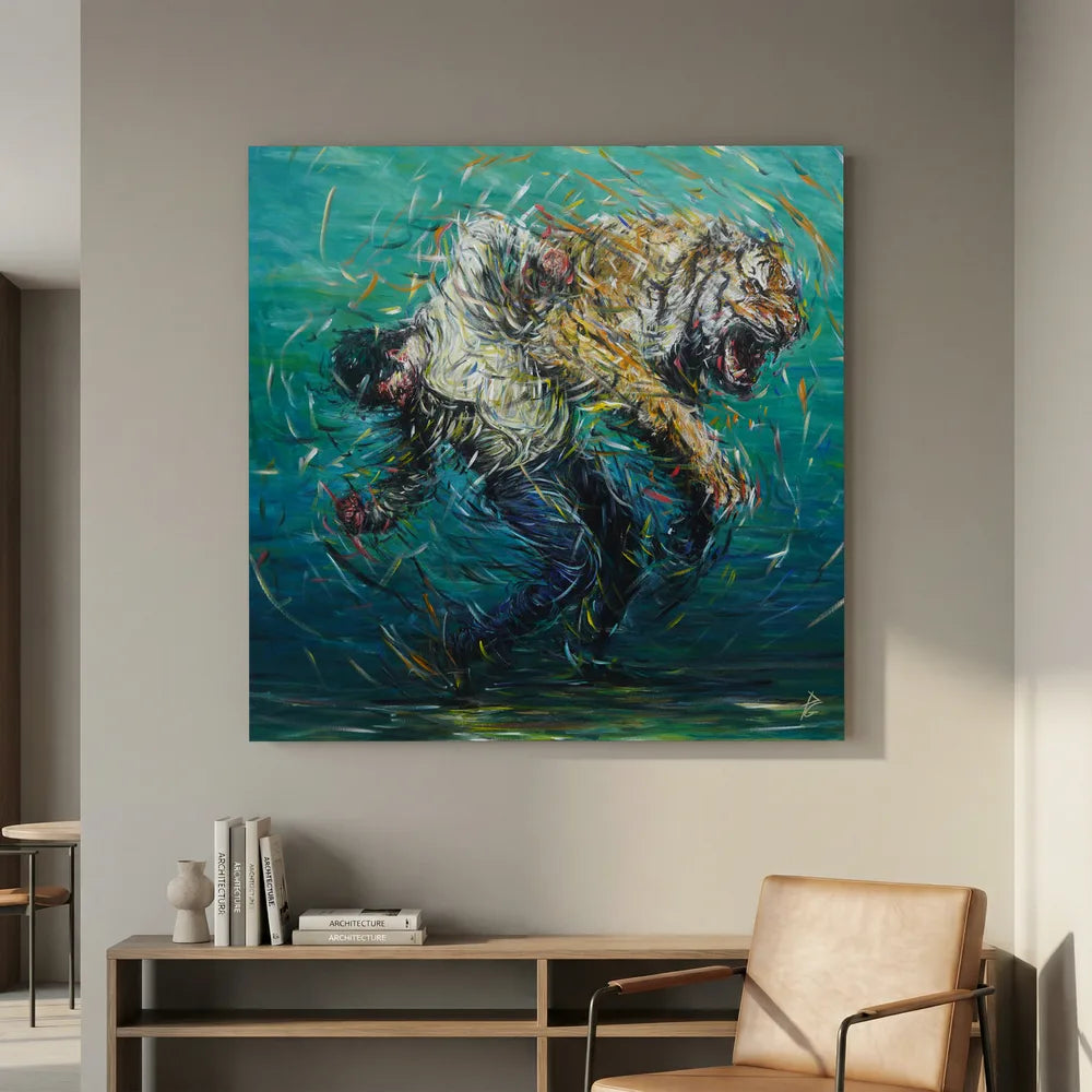 Canvas Print: "The Weight of Silence"