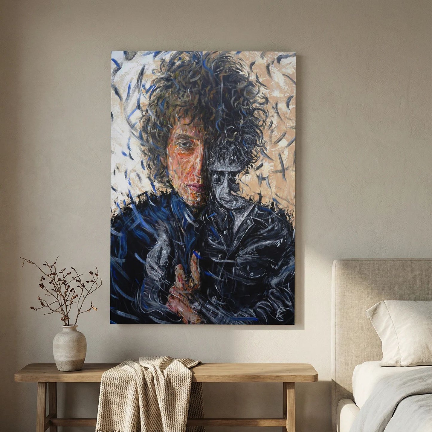 Canvas Print: "Bob Dylan"