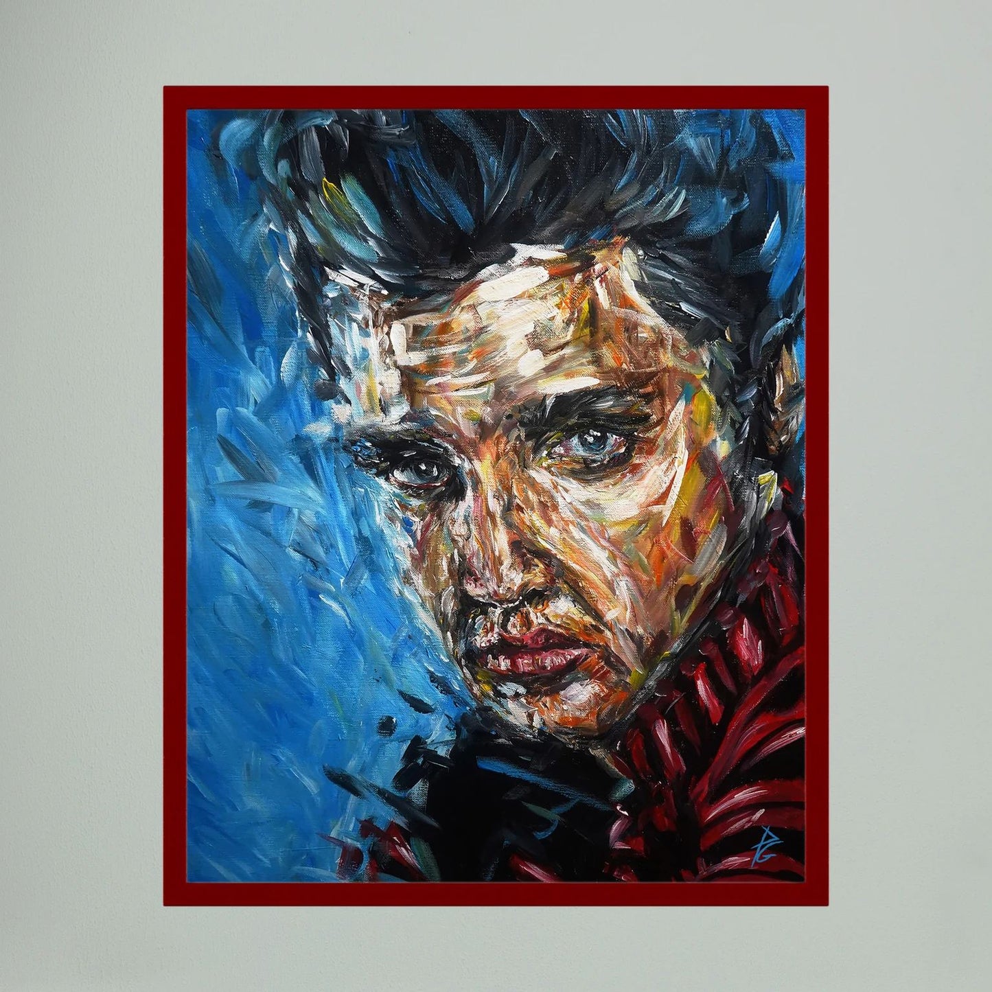 Paper Print: "Elvis Presley"