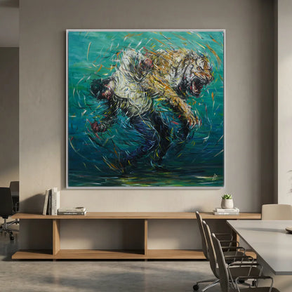 Canvas Print: "The Weight of Silence"