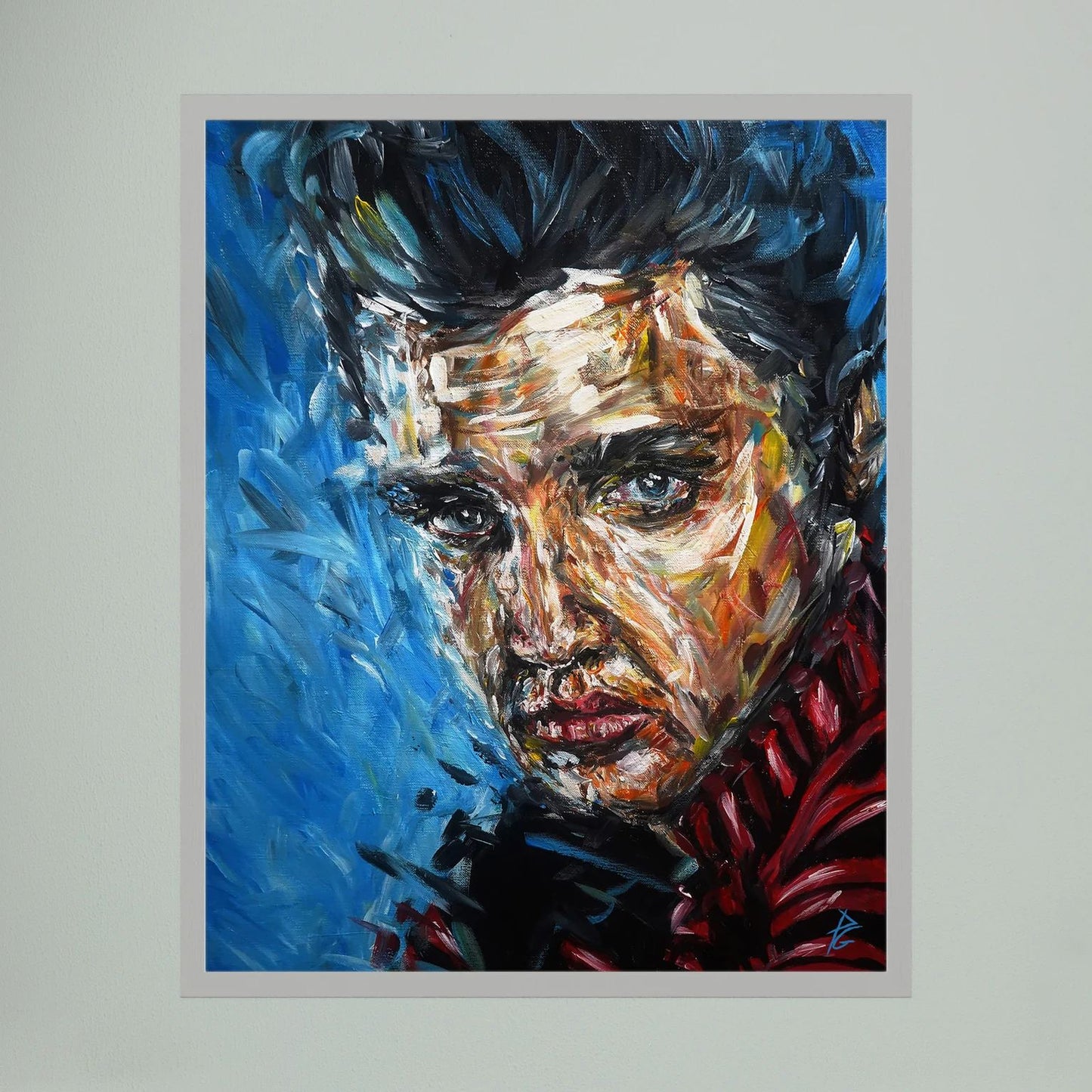 Paper Print: "Elvis Presley"
