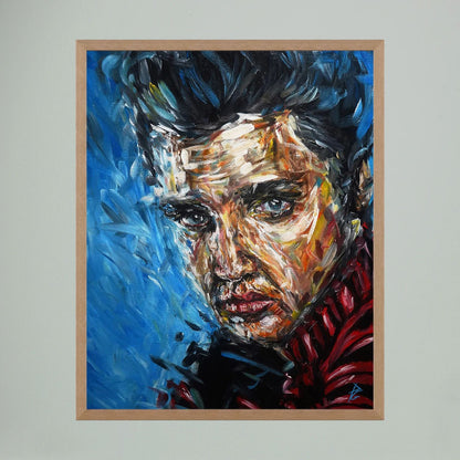 Paper Print: "Elvis Presley"