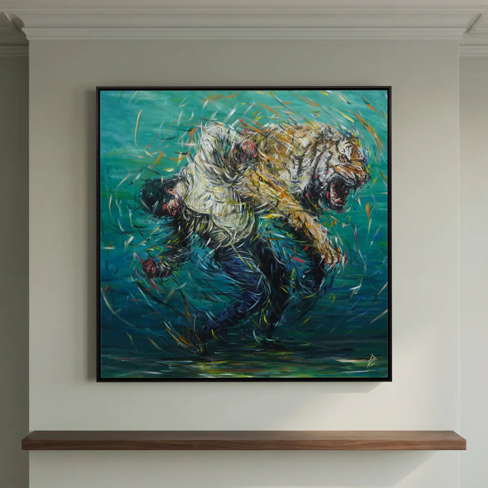Canvas Print: "The Weight of Silence"