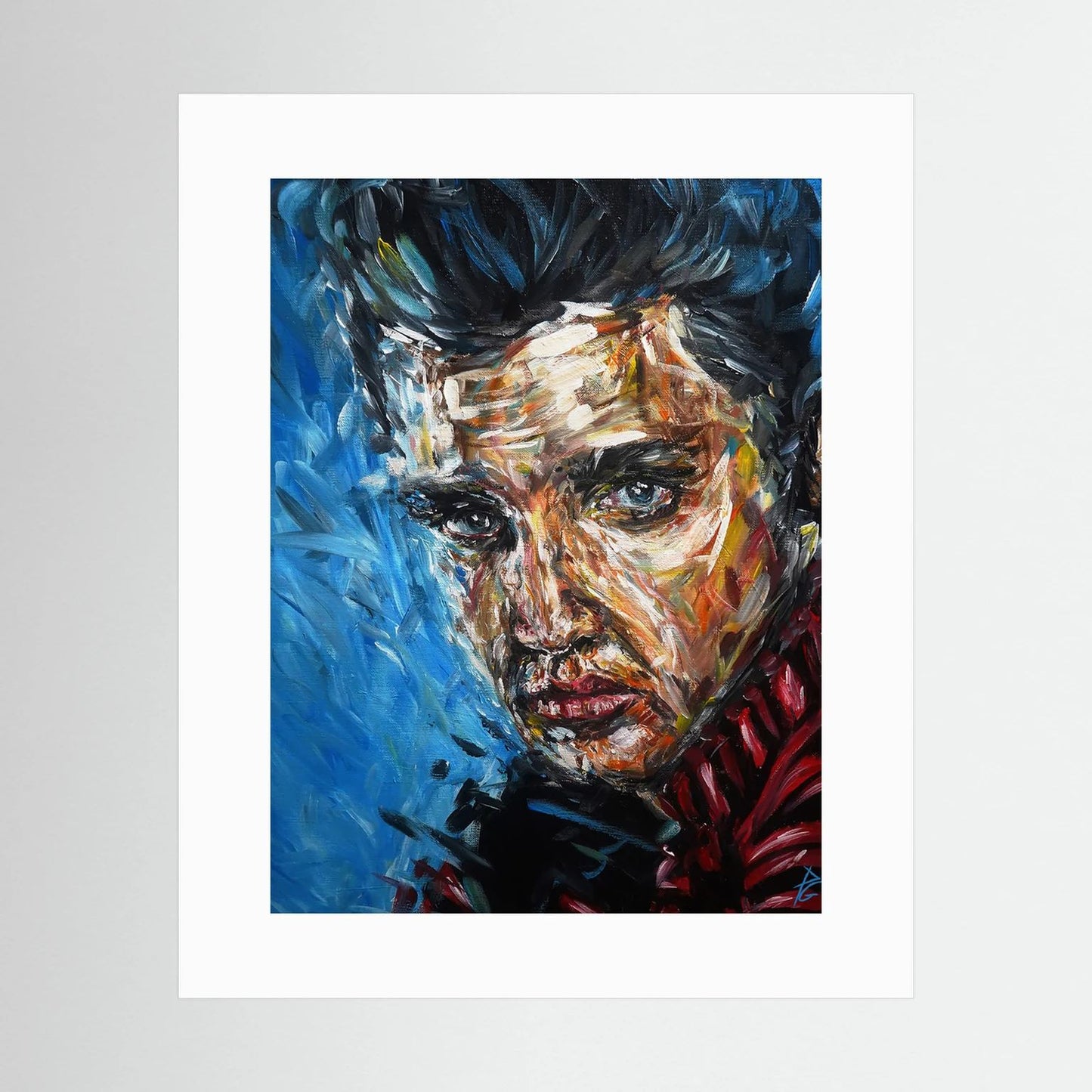 Paper Print: "Elvis Presley"