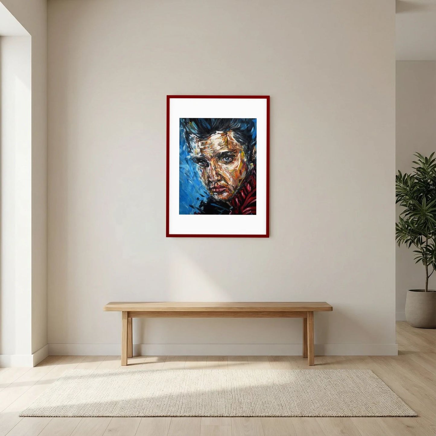 Paper Print: "Elvis Presley"